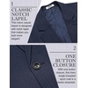 image:imageCOOFANDY Mens Casual Blazer Slim Fit Lightweight Sport Coat One Button Suit JacketNavy Blue