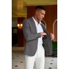 image:imageCOOFANDY Mens Casual Blazer Slim Fit Suit Jacket One Button Sport CoatsDark Grey