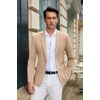 image:imageCOOFANDY Mens Casual Blazer Slim Fit Suit Jacket One Button Sport CoatsKhaki