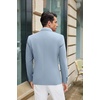 image:imageCOOFANDY Mens Casual Blazer Slim Fit Suit Jacket One Button Sport CoatsLight Blue