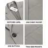 image:imageCOOFANDY Mens Casual Blazer Slim Fit Suit Jacket One Button Sport CoatsLight Grey