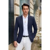image:imageCOOFANDY Mens Casual Blazer Slim Fit Suit Jacket One Button Sport CoatsNavy Blue
