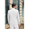 image:imageCOOFANDY Mens Casual Blazer Slim Fit Suit Jacket One Button Sport CoatsWhite