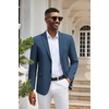 image:imageCOOFANDY Mens Casual Blazer Suit Jacket Slim Fit Sport Coats for MenDark Blue