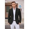 image:imageCOOFANDY Mens Casual Blazer Two Button Sport Coats Lightweight Printed Lining Suit JacketBlack