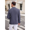 image:imageCOOFANDY Mens Casual Blazer Two Button Sport Coats Lightweight Printed Lining Suit JacketBlue