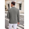 image:imageCOOFANDY Mens Casual Blazer Two Button Sport Coats Lightweight Printed Lining Suit JacketGrey