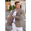 image:imageCOOFANDY Mens Casual Blazer Two Button Sport Coats Lightweight Printed Lining Suit JacketKhaki