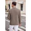 image:imageCOOFANDY Mens Casual Blazer Two Button Sport Coats Lightweight Printed Lining Suit JacketKhaki