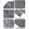 image:imageCOOFANDY Mens Casual Blazer Two Buttons Lightweight Sport Coat Suit JacketGrey