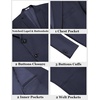 image:imageCOOFANDY Mens Casual Blazer Two Buttons Lightweight Sport Coat Suit JacketNavy Blue