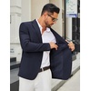 image:imageCOOFANDY Mens Casual Blazer Two Buttons Lightweight Sport Coat Suit JacketNavy Blue