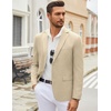 image:imageCOOFANDY Mens Casual Blazer Unlined Sport Coat Regular Fit Suit JacketLight Khaki