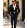 image:imageCOOFANDY Mens Casual Knit Blazer Sport Coats Business Suit JacketBlack