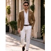 image:imageCOOFANDY Mens Casual Knit Blazer Sport Coats Business Suit JacketBrown