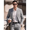image:imageCOOFANDY Mens Casual Knit Blazer Sport Coats Business Suit JacketLight Grey