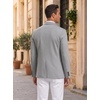 image:imageCOOFANDY Mens Casual Knit Blazer Sport Coats Business Suit JacketLight Grey
