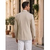 image:imageCOOFANDY Mens Casual Knit Blazer Sport Coats Business Suit JacketLight Khaki