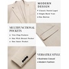 image:imageCOOFANDY Mens Casual Knit Blazer Sport Coats Business Suit JacketLight Khaki
