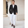 image:imageCOOFANDY Mens Casual Knit Blazer Stretch Sport Coat Two Button Suit JacketsBlack