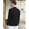 image:imageCOOFANDY Mens Casual Knit Blazer Stretch Sport Coat Two Button Suit JacketsBlack