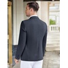 image:imageCOOFANDY Mens Casual Knit Blazer Stretch Sport Coat Two Button Suit JacketsNavy Blue
