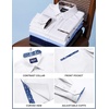 image:imageCOOFANDY Mens Dress Shirt Long Sleeve Button Down Shirt Wrinkle Free CasualWhitesmall Flowers