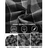 image:imageCOOFANDY Mens Flannel Plaid Shirts Long Sleeve Caual Button Down ShirtsDark Grey