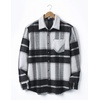 image:imageCOOFANDY Mens Flannel Shirts Long Sleeve Plaid Button Down Shirt JacketsBlack Plaid