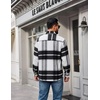 image:imageCOOFANDY Mens Flannel Shirts Long Sleeve Plaid Button Down Shirt JacketsBlack Plaid