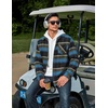 image:imageCOOFANDY Mens Flannel Shirts Long Sleeve Plaid Button Down Shirt JacketsOlive Blue Plaid