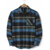 image:imageCOOFANDY Mens Flannel Shirts Long Sleeve Plaid Button Down Shirt JacketsOlive Blue Plaid
