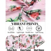 image:imageCOOFANDY Mens Hawaiian Shirt Short Sleeve Tropical Button Up Vacation Beach ShirtPink  Car