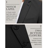 image:imageCOOFANDY Mens Herringbone Blazer Slim Fit Cotton Sport Coats Two Buttons Casual Suit JacketBlack