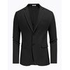image:imageCOOFANDY Mens Herringbone Blazer Slim Fit Cotton Sport Coats Two Buttons Casual Suit JacketBlack
