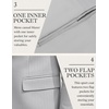 image:imageCOOFANDY Mens Herringbone Blazer Slim Fit Cotton Sport Coats Two Buttons Casual Suit JacketLight Gray