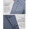 image:imageCOOFANDY Mens Herringbone Blazer Slim Fit Cotton Sport Coats Two Buttons Casual Suit JacketNavy