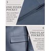 image:imageCOOFANDY Mens Herringbone Blazer Slim Fit Cotton Sport Coats Two Buttons Casual Suit JacketNavy