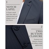 image:imageCOOFANDY Mens Herringbone Blazer Slim Fit Cotton Sport Coats Two Buttons Casual Suit JacketNavy Blue
