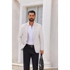 image:imageCOOFANDY Mens Lightweight Blazer One Button Sport Coat Business Suit JacketBeige