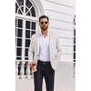 image:imageCOOFANDY Mens Lightweight Blazer One Button Sport Coat Business Suit JacketBeige
