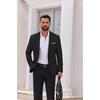 image:imageCOOFANDY Mens Lightweight Blazer One Button Sport Coat Business Suit JacketBlack