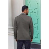image:imageCOOFANDY Mens Lightweight Blazer One Button Sport Coat Business Suit JacketDark Grey