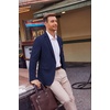 image:imageCOOFANDY Mens Lightweight Blazer One Button Sport Coat Business Suit JacketNavy Blue