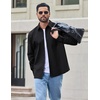 image:imageCOOFANDY Mens Long Sleeve Denim Shirts Jacket Casual Button Down Jean ShirtBlack