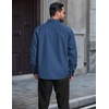 image:imageCOOFANDY Mens Long Sleeve Denim Shirts Jacket Casual Button Down Jean ShirtDark Blue