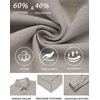 image:imageCOOFANDY Mens Oxford Shirt Cotton Long Sleeve RegularFit Dress Shirt Wrinkle Free Casual Button Down ShirtsKhaki