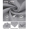 image:imageCOOFANDY Mens Oxford Shirt Cotton Long Sleeve RegularFit Dress Shirt Wrinkle Free Casual Button Down ShirtsLight Gray