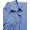 image:imageCOOFANDY Mens Oxford Shirt Cotton Long Sleeve RegularFit Dress Shirt Wrinkle Free Casual Button Down ShirtsSky Blue