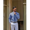 image:imageCOOFANDY Mens Oxford Shirt Cotton Long Sleeve RegularFit Dress Shirt Wrinkle Free Casual Button Down ShirtsSky Blue